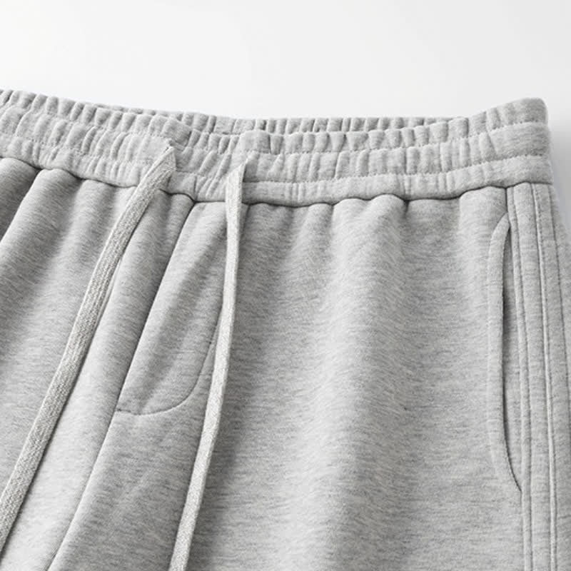 Buddha Stones Fall Winter Casual Drawstring Solid Long Pants Men's Tapered Pants With Pockets - image 3