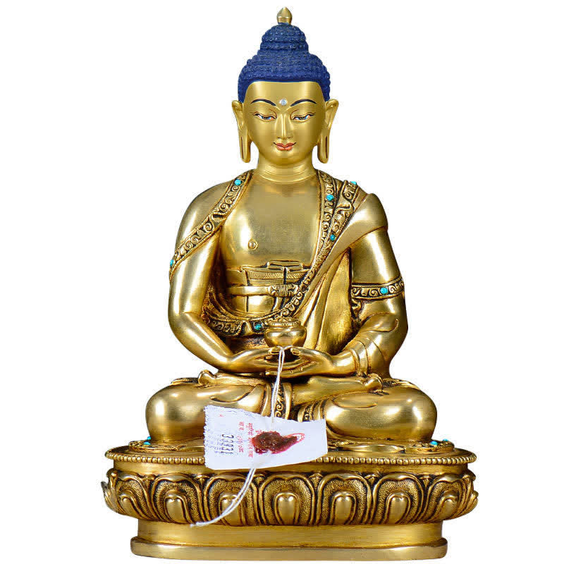 Buddha Shakyamuni Compassion Copper Statue Decoration - image 14