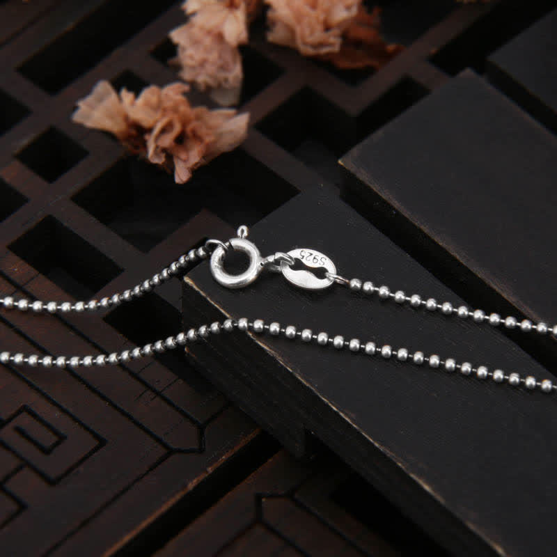 925 Sterling Silver Om Mani Padme Hum Prayer Wheel Purity Rotatable Necklace Pendant - 55cm-925 Sterling Silver Chain - image 8