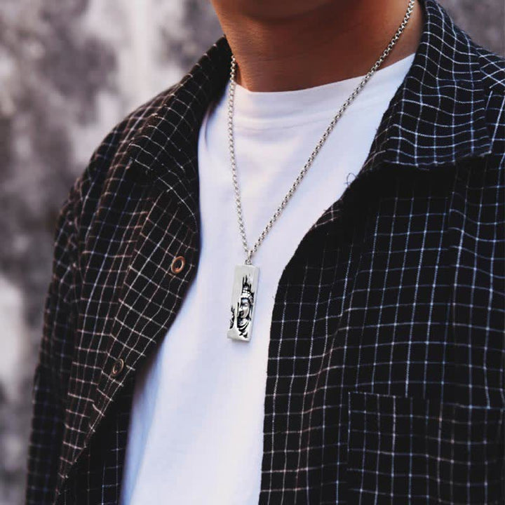 Buddha Stones Tathagata Buddha Strength Protection Amulet Lucky Pendant Necklace - image 7
