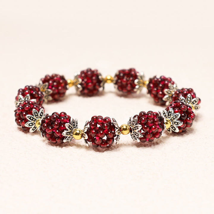 Buddha Stones "All the best for Vitality and Passion" Garnet Bracelet Includes Gift Message Card - image 9