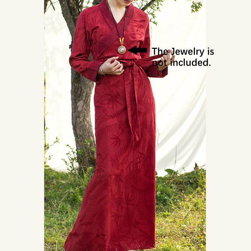 Tibetan Dress Clothing Lhasa Long Wrap Dress Maxi Dress Women Clothing