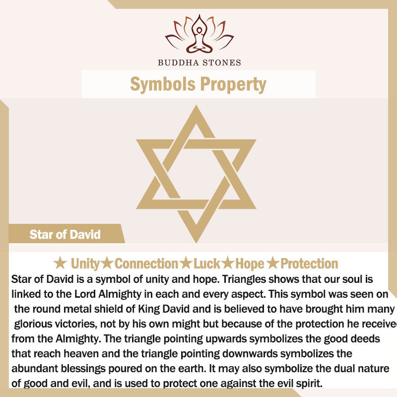 925 Sterling Silver Star of David Hope Protection Necklace - image 8