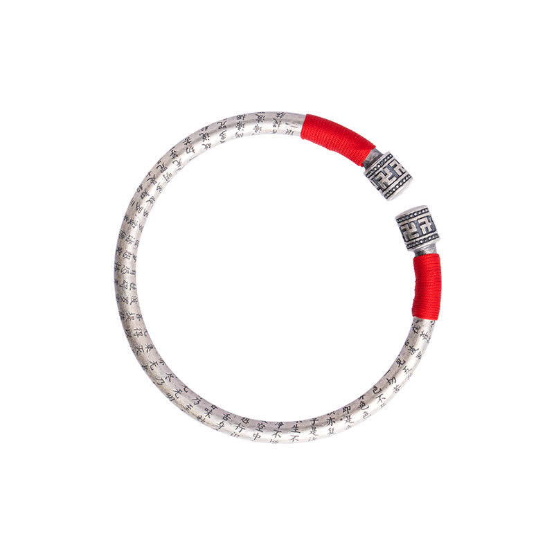 Buddha Stones Tibet Om Mani Padme Hum Luck Red String Bracelet Bangle - image 11