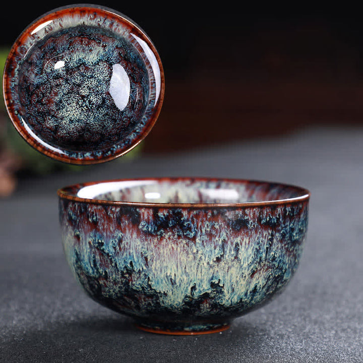 Colorful Ceramic Teacup Home Office Tea Cups - image 38