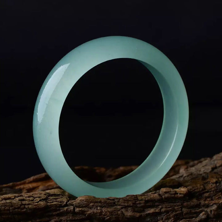 Natural Jade Luck Healing Prosperity Bangle Bracelet - image 9