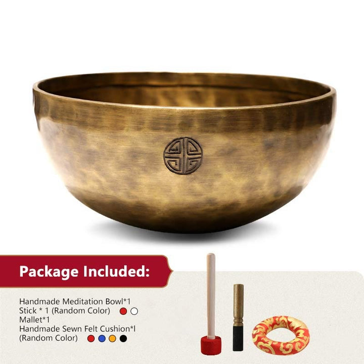Lunar Rainbow Full Moon Singing Bowl Handcrafted for Healing and Meditation Positive Energy Sound Bowl Set - 7.87IN (20CM) - image 6