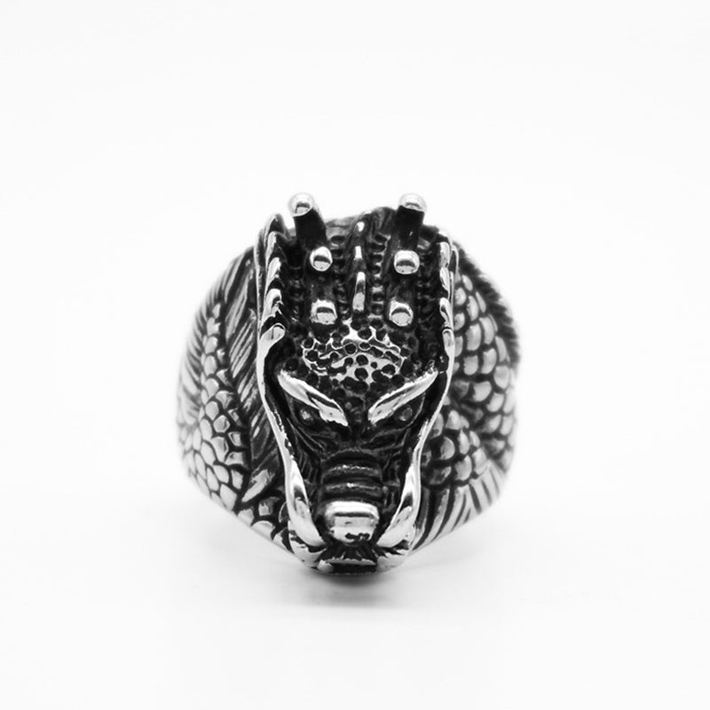 Dragon Balance Titanium Steel Ring