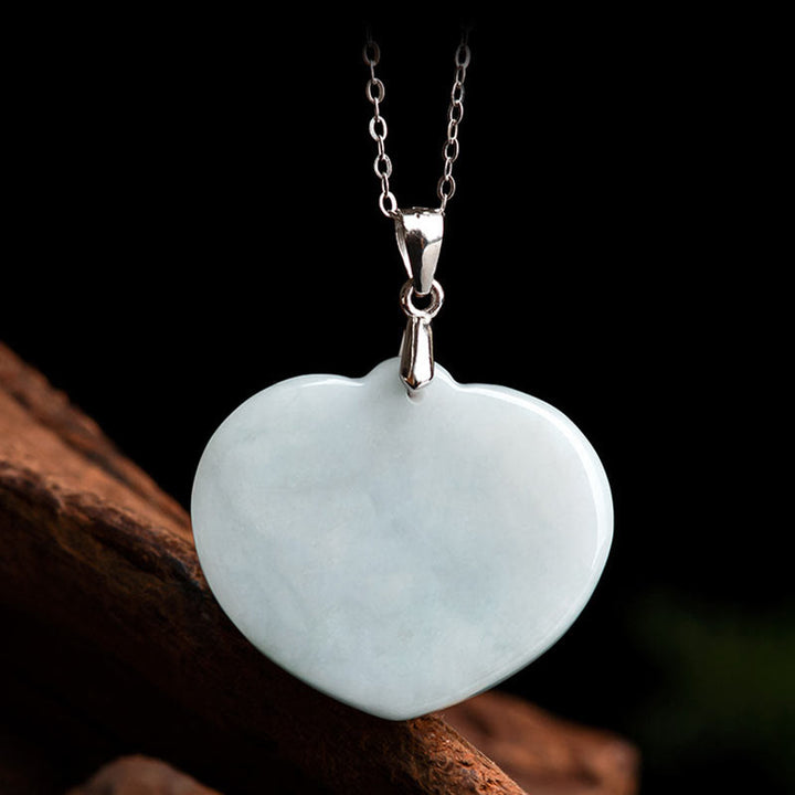Buddha Stones 925 Sterling Silver Laughing Buddha White Jade Luck Blessing Necklace Pendant - image 7