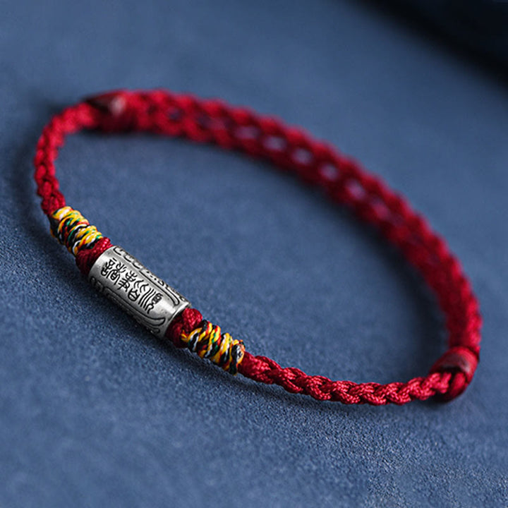 Buddha Stones Handcrafted 925 Sterling Silver Everything Goes Well Design Protection Strength Bracelet Anklet - image 13