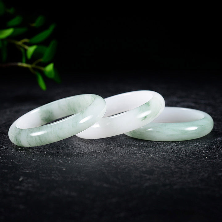 Natural Jade Luck Healing Bangle Bracelet - image 7