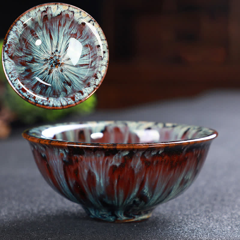 Colorful Ceramic Teacup Home Office Tea Cups - image 15