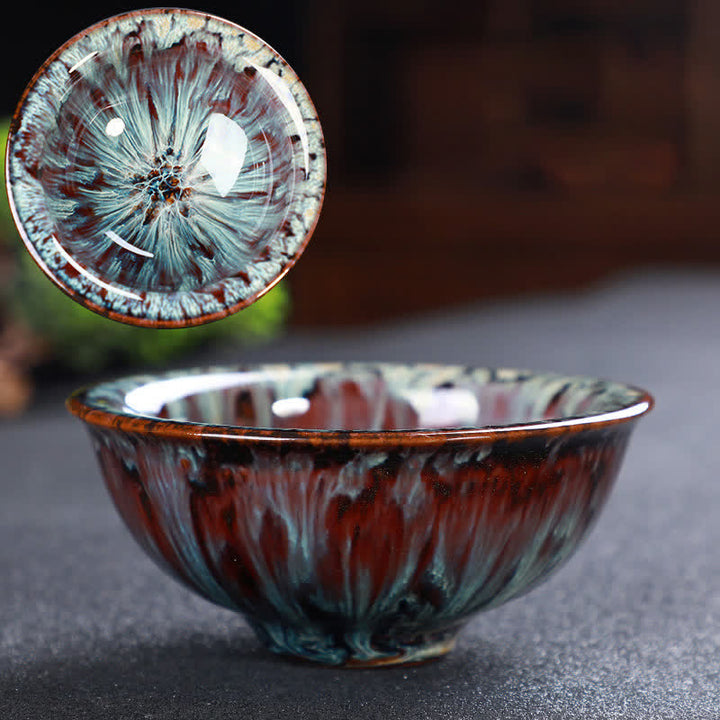 Colorful Ceramic Teacup Home Office Tea Cups - image 15