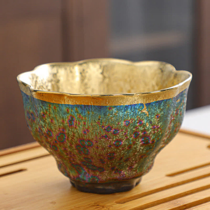 Colorful Ceramic Teacup Tea Cups - Petal 9CMX5.7CMX145ML - image 18