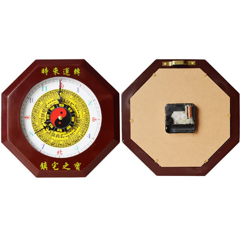 Feng Shui Bagua Map Balance Energy Map Wall Clock - image 2