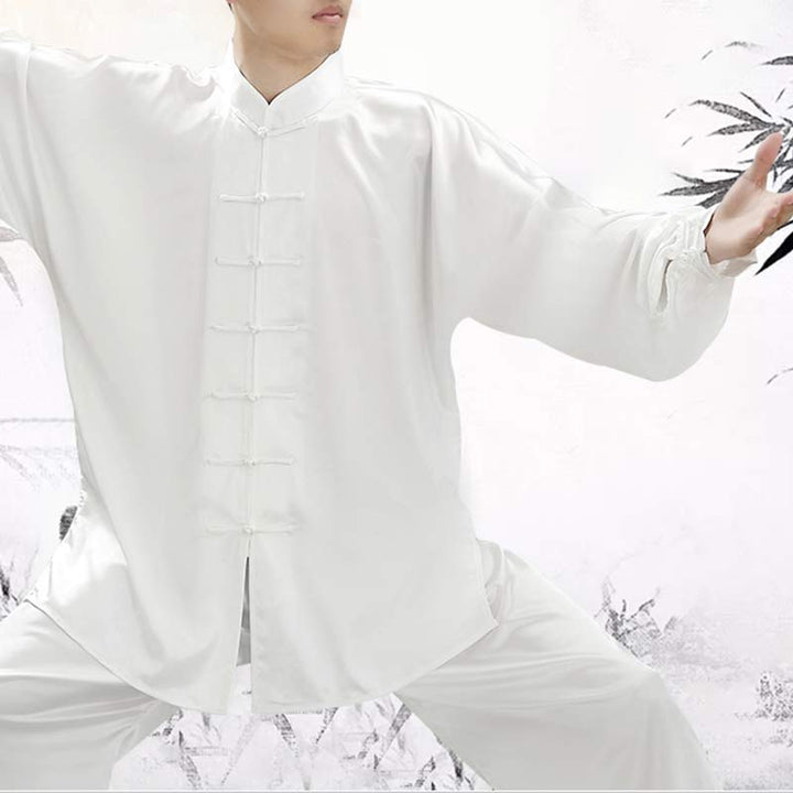 Simple Pattern Meditation Prayer Spiritual Zen Tai Chi Qigong Practice Unisex Clothing Set