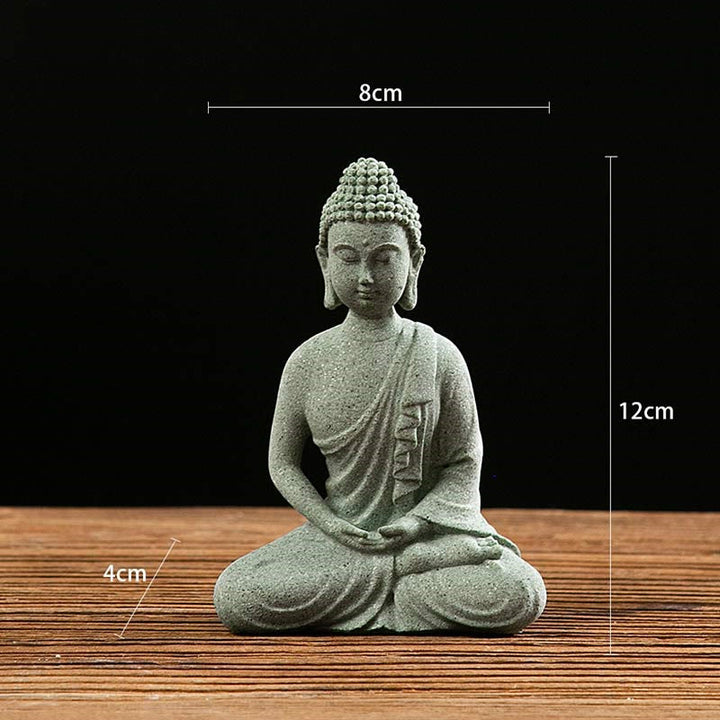 Tibetan Meditation Contemplation Buddha Serenity Compassion Statue Figurine Decoration - Sitting 8*4*12 - image 8