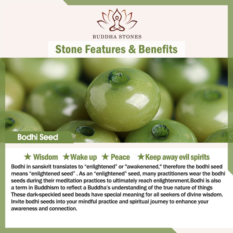 Buddha Stones Cyan Bodhi Seed Success Bracelet - image 2