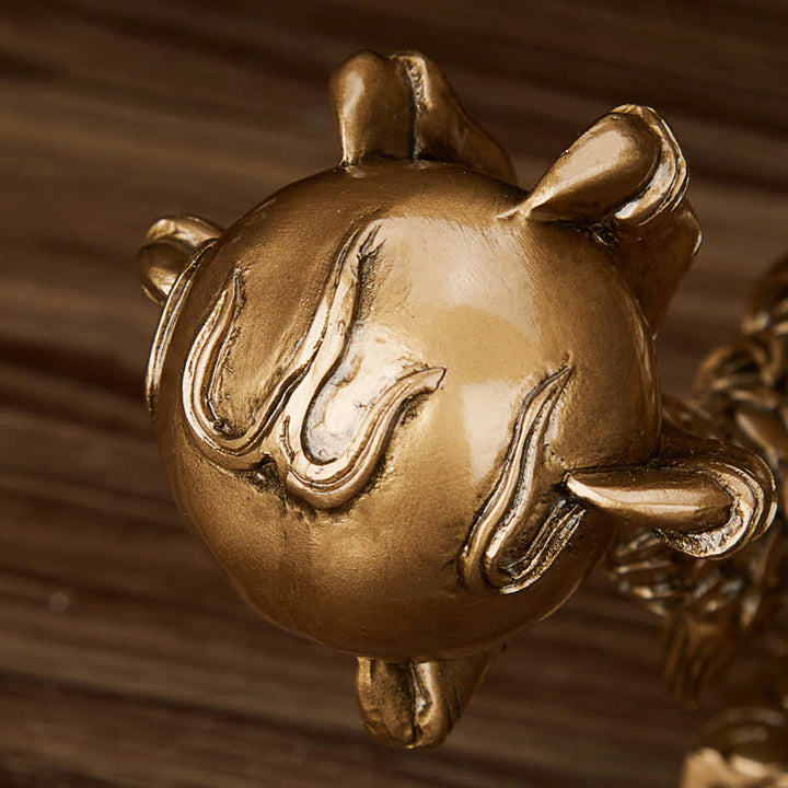 Buddha Stones Feng Shui Dragon Auspicious Cloud Wealth Luck Decoration - image 16