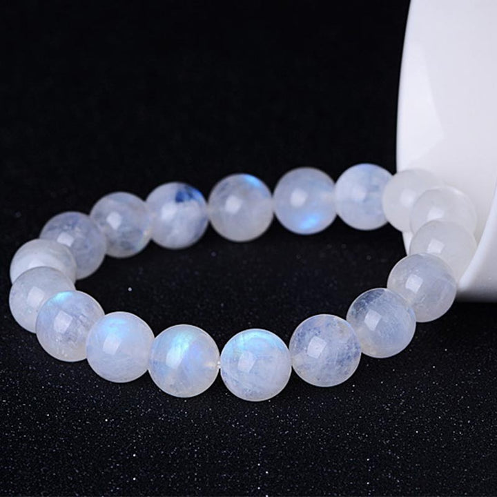 Buddha Stones Natural Moonstone Prosperity Bracelet - image 4