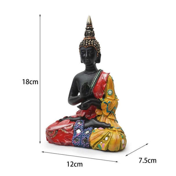 Thai Buddha Serenity Resin Statue Decoration - image 15