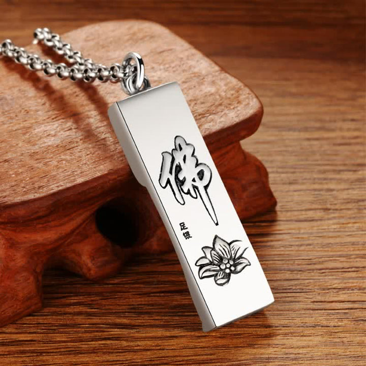 Buddha Stones Tathagata Buddha Strength Protection Amulet Lucky Vintage Style Pendant Necklace - image 10