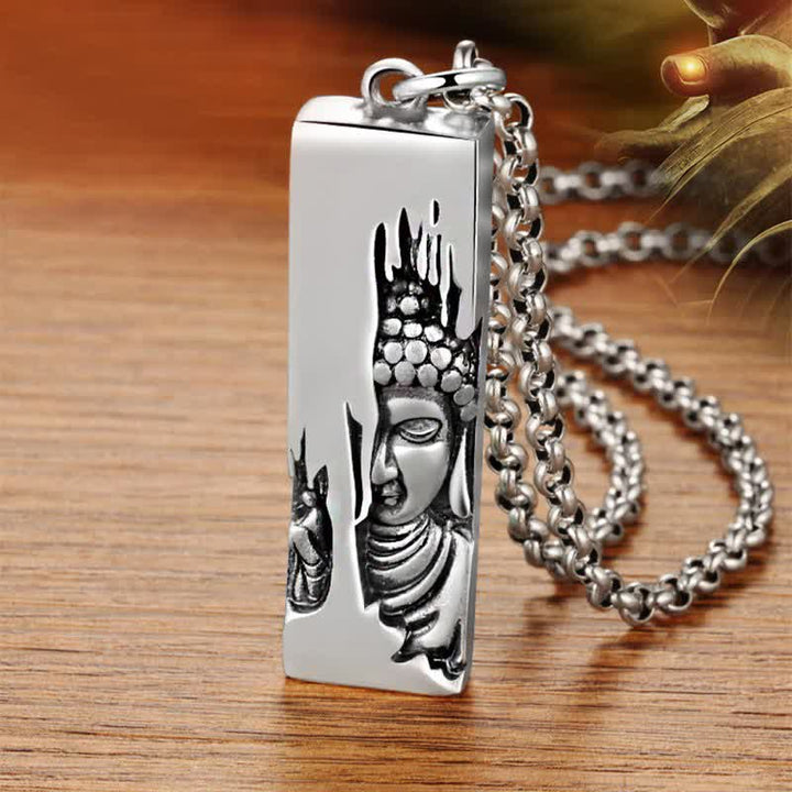 Buddha Stones Tathagata Buddha Strength Protection Amulet Lucky Pendant Necklace - image 5