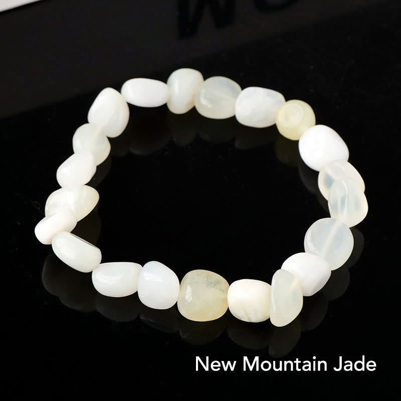 Natural Irregular Shape Crystal Stone Spiritual Awareness Bracelet