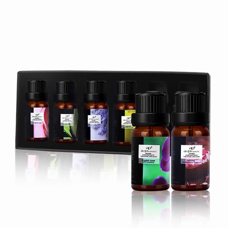 6Pcs Lavender Orange Jasmine Lemongrass Soothing Aromatherapy Healing Essential Oils Set - image 2
