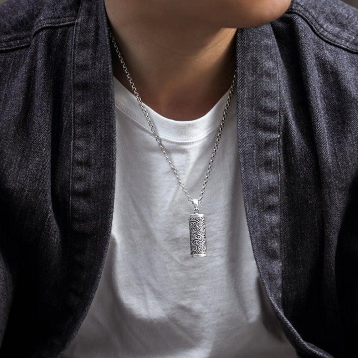 Buddha Stones Six True Words Protection Necklace Pendant - image 4