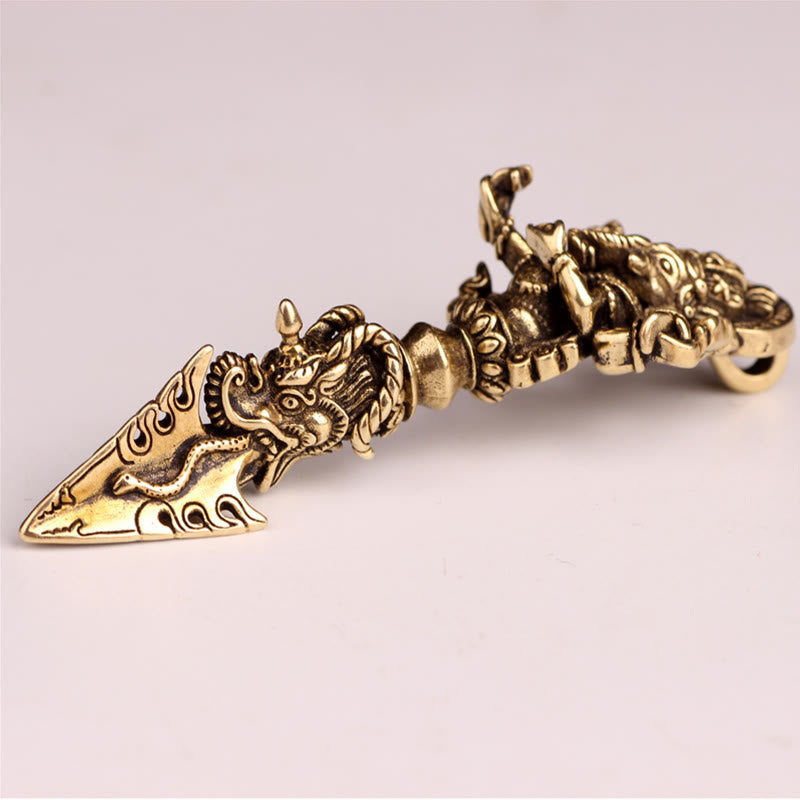 Tibetan Ganesh Ganpati Elephant God of Wealth Dorje Vajra Spiritual Power Necklace Pendant - image 14