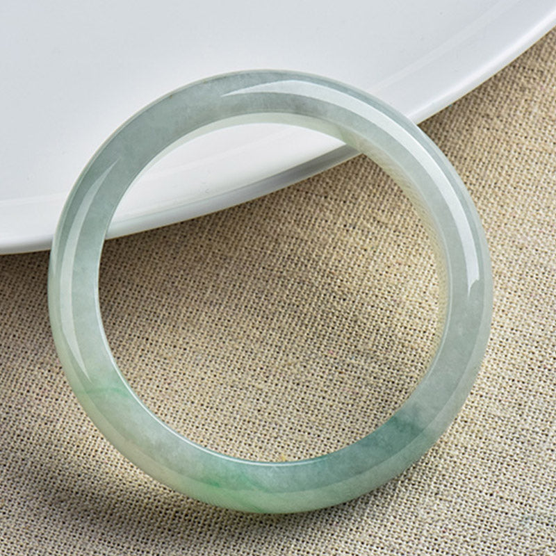 Natural Jade Luck Healing Prosperity Bangle Bracelet - image 2