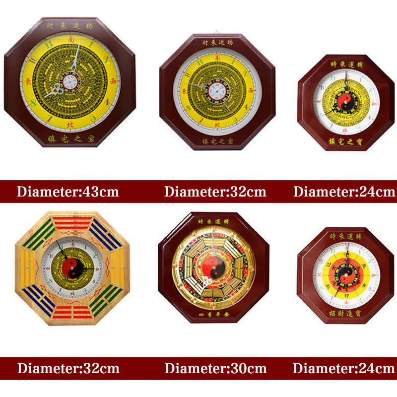 Feng Shui Bagua Map Balance Energy Map Wall Clock - image 27