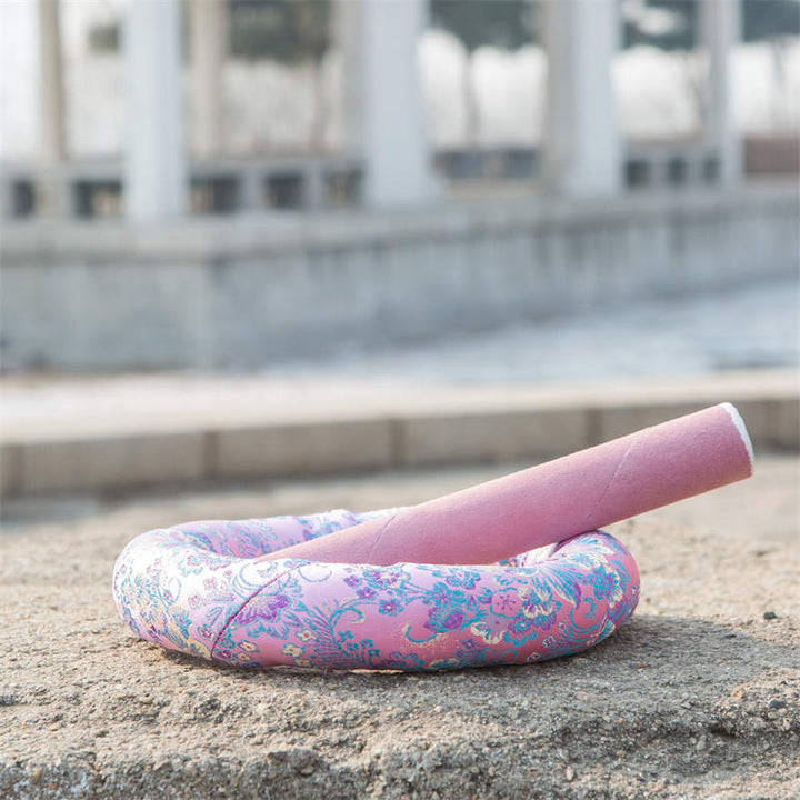 Crystal Singing Bowl Handcraft Cushion Ornament Decoration - image 3