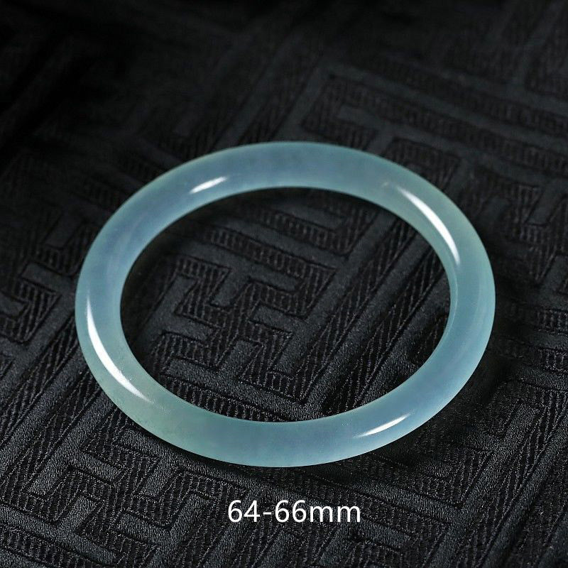 Buddha Stones Natural Jade Healing Blessing Bangle Bracelet - 64-66mm - image 12