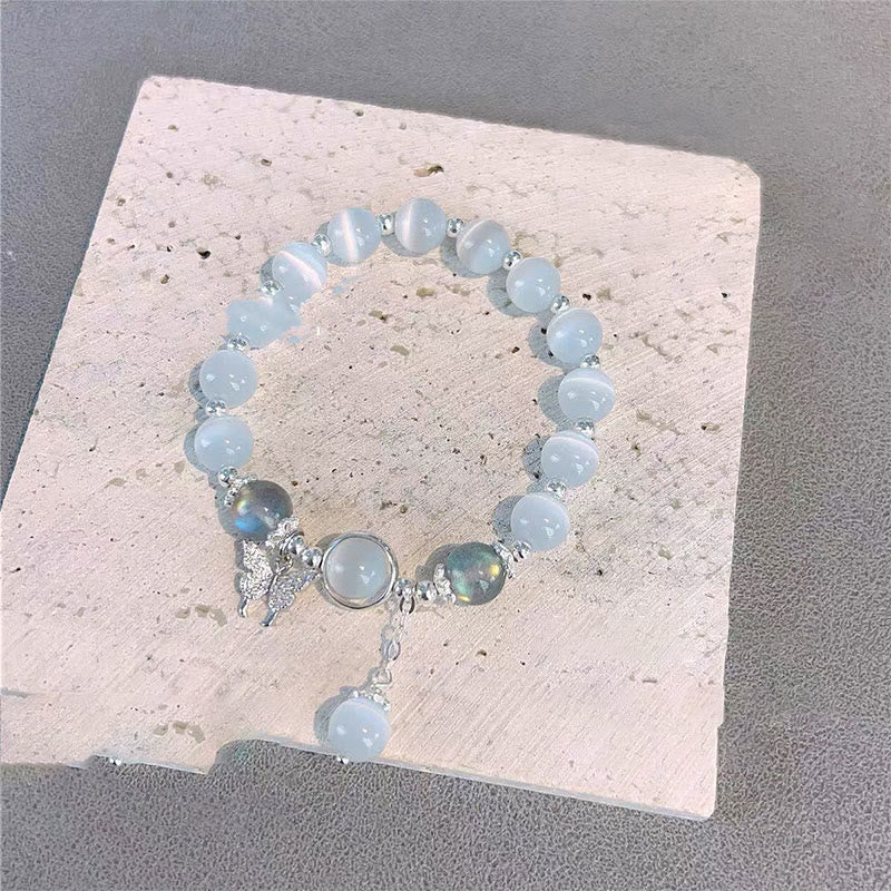 FREE Today: Bring Positive Energy Butterfly Cat's Eye Chrysoberyl Bracelet