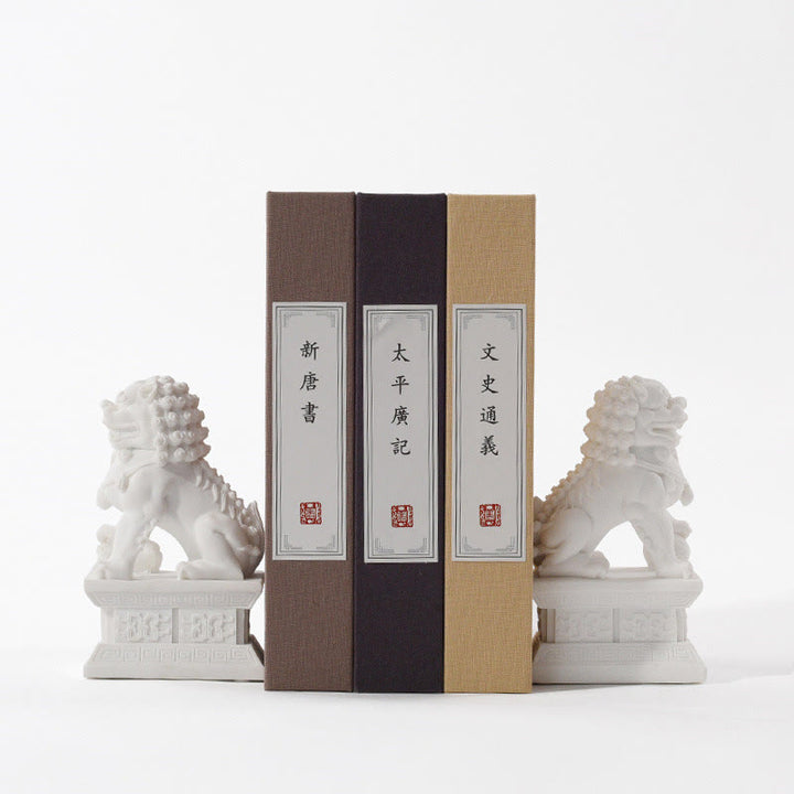 2Pcs Lion Statue Courage Strength Resin Home Office Decoration - image 6