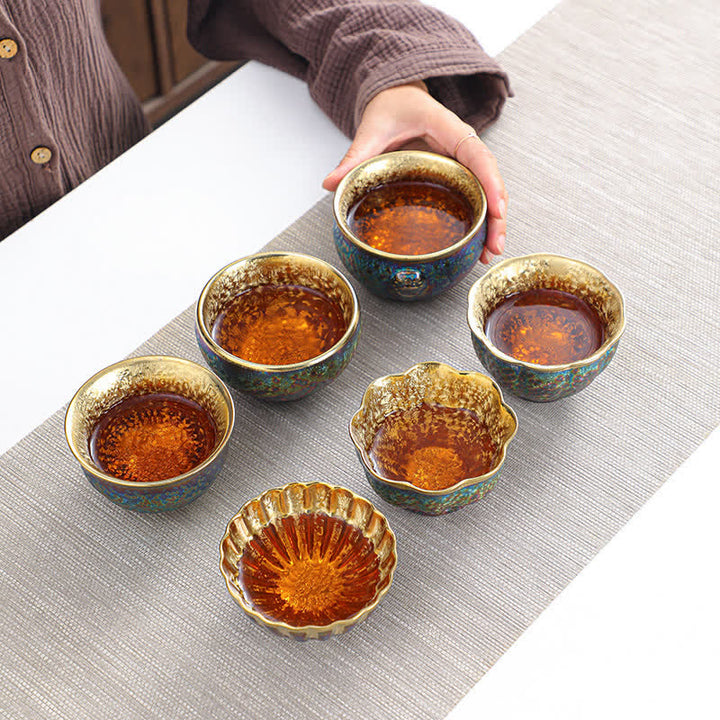 Colorful Ceramic Teacup Tea Cups - image 5