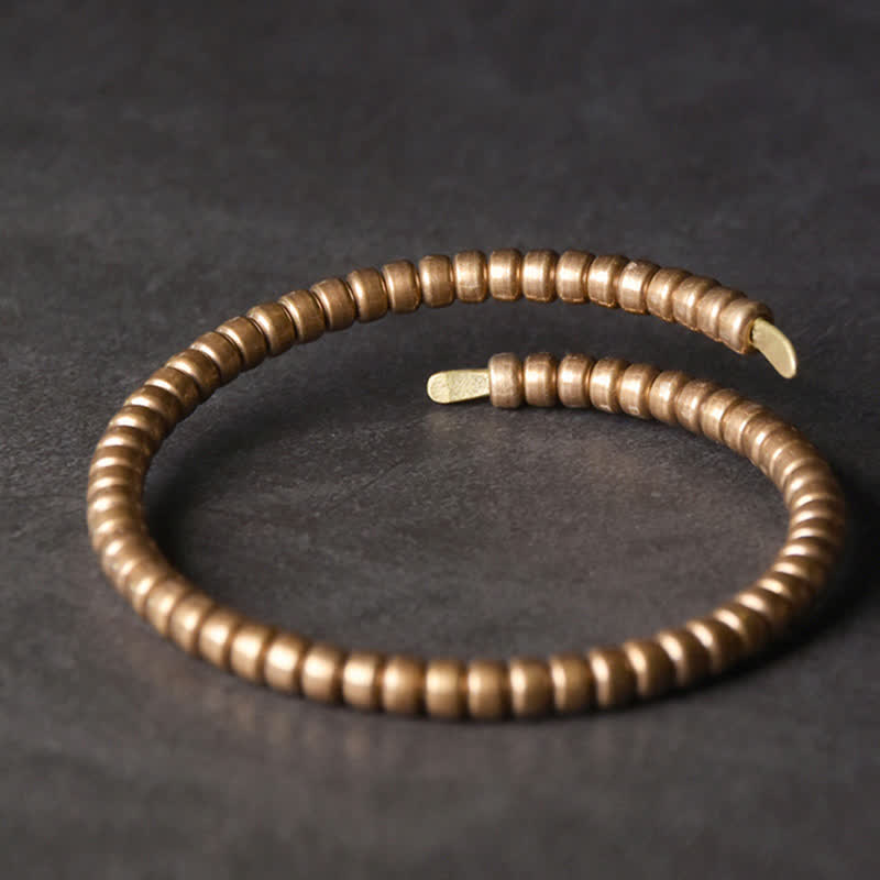 Buddha Stones Vintage Design Copper Balance Adjustable Cuff Bracelet - Men (Free Size) - image 1