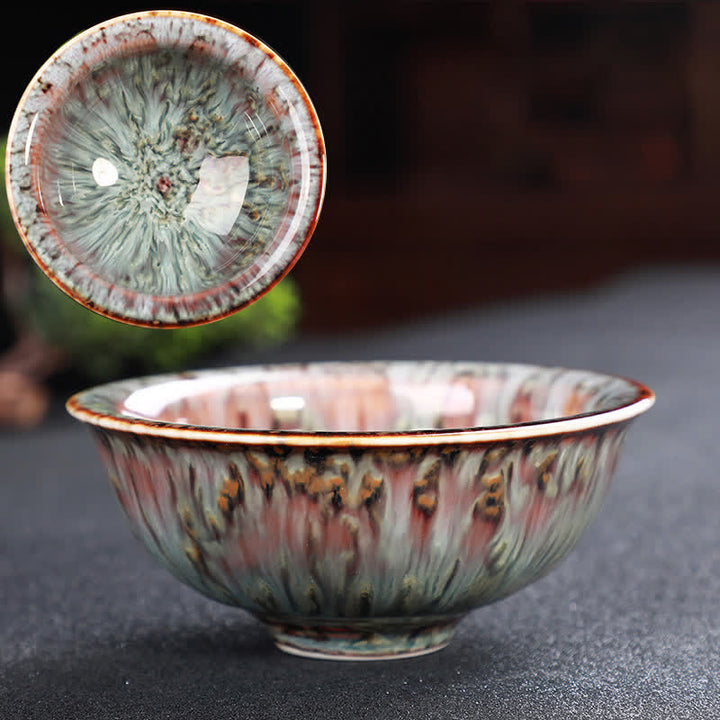 Colorful Ceramic Teacup Home Office Tea Cups - image 23