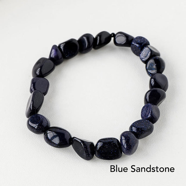 Natural Irregular Shape Crystal Stone Spiritual Awareness Bracelet