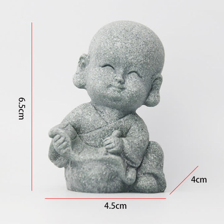 Buddha Stones Meditation Prayer Monk Buddha Statue Serenity Home Decoration - image 10