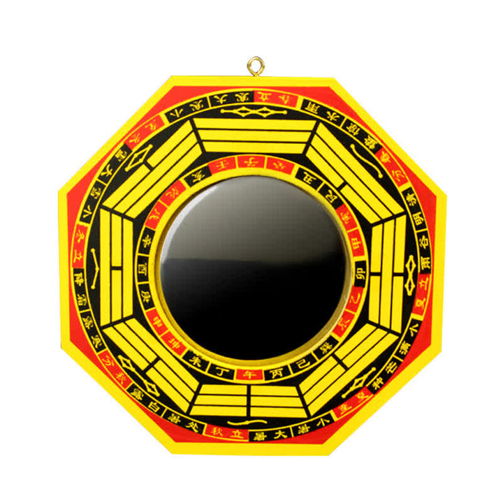 Feng Shui Bagua Map Balance Living Room Energy Map Mirror - 12 IN - Convex Mirror - Yellow - image 19