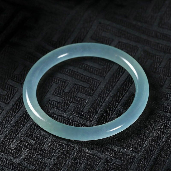 Buddha Stones Natural Jade Healing Blessing Bangle Bracelet - image 6