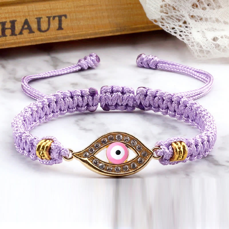 Buddha Stones Evil Eye Keep Away Evil Spirits String Bracelet