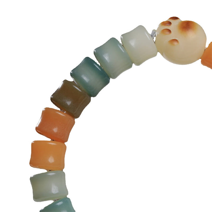 Buddha Stones Colorful Bodhi Seed Cat Paw Wisdom Bracelet - image 7