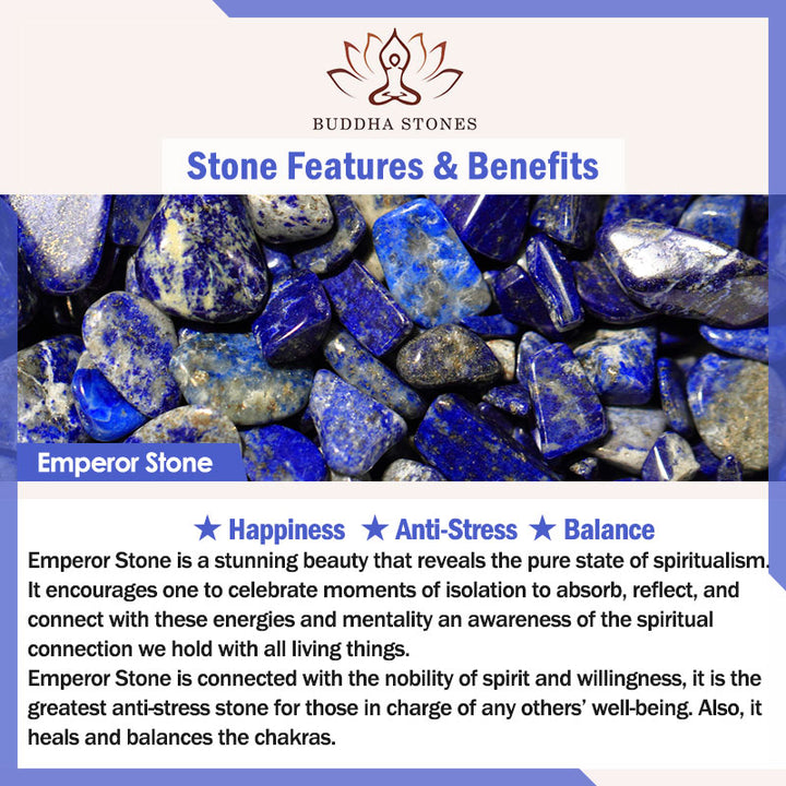 Buddha Stones Emperor Stone Water Drop Happiness Dangle Earrings - image 5