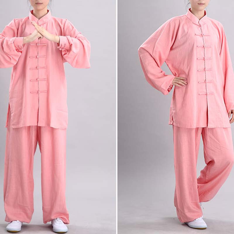 Buddha Stones Meditation Zen Prayer Spiritual Tai Chi Qigong Practice Unisex Embroidery Clothing Set - image 10