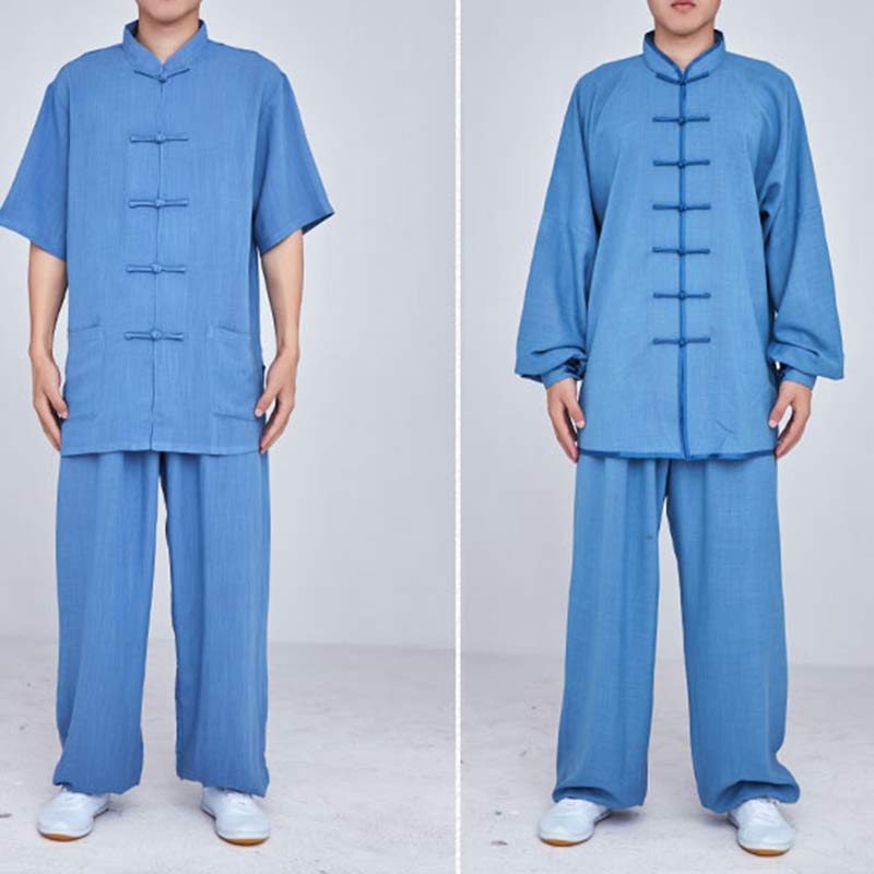 Buddha Stones Meditation Zen Prayer Spiritual Tai Chi Qigong Practice Unisex Embroidery Clothing Set - image 36