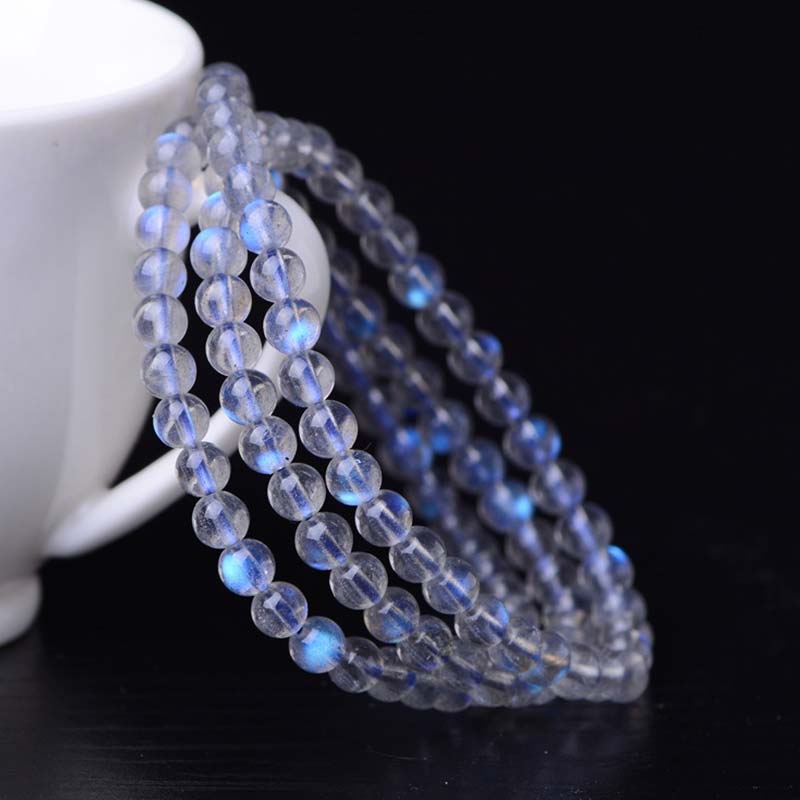 Buddha Stones Natural Moonstone Healing Beads Bracelet - image 4